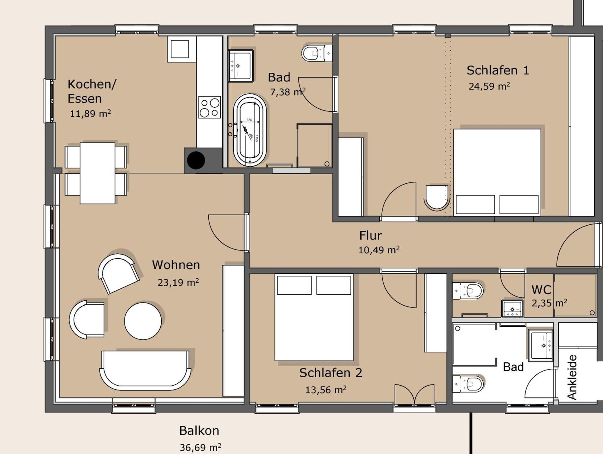 Apartment Reverchon *